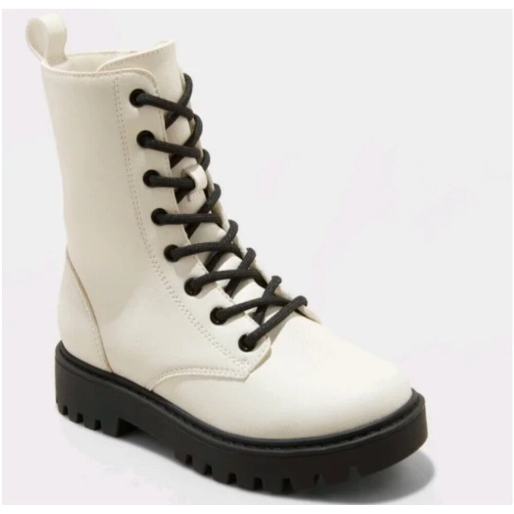 Art Class Toddler Girl’s Khari Lace-Up Combat Boots size 13 NWT
